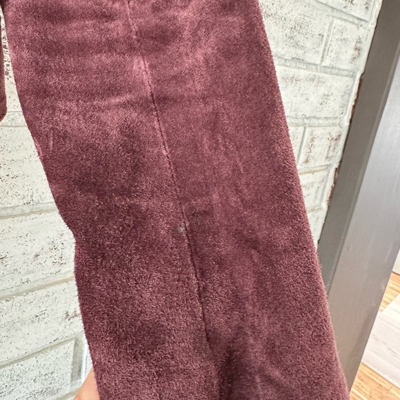 Blank NYC Burgundy Suede Moto Jacket - Picture 6 of 8